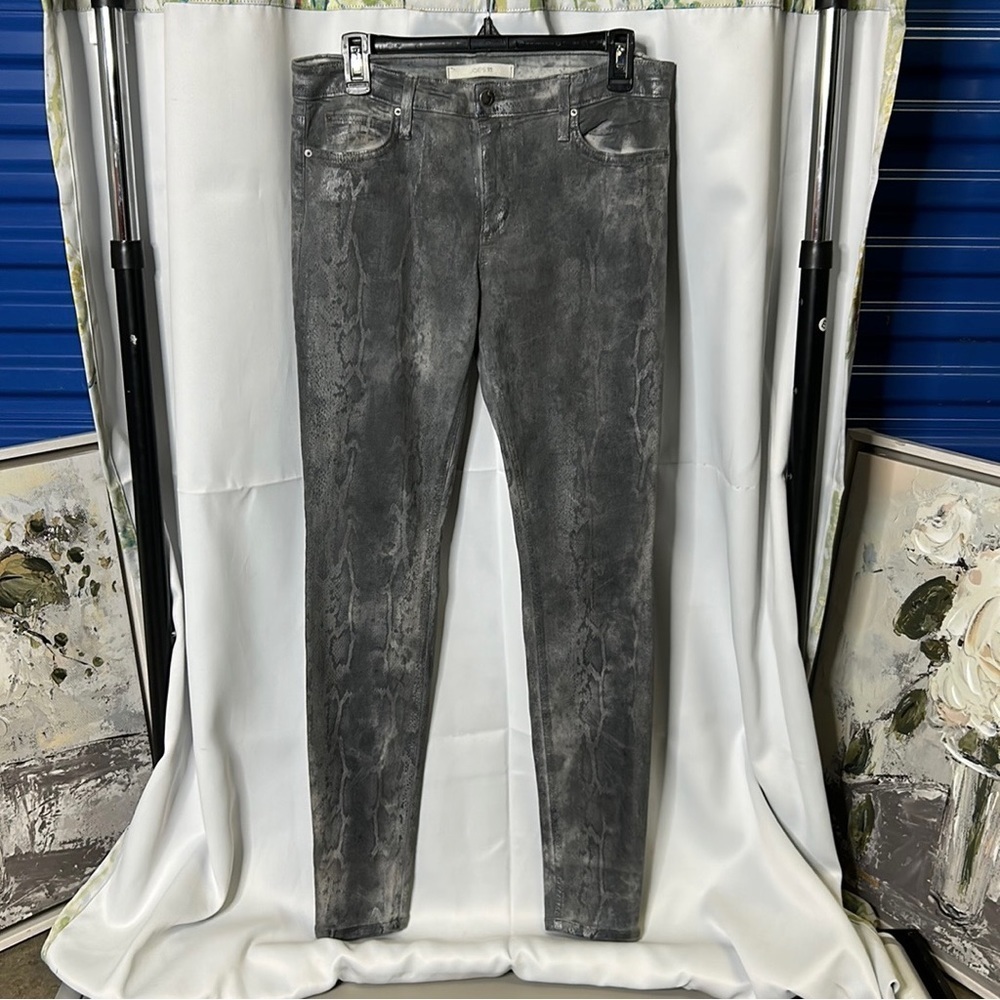 JOE’S Jeans Scale Print Gray Skinny Jeans Size 30